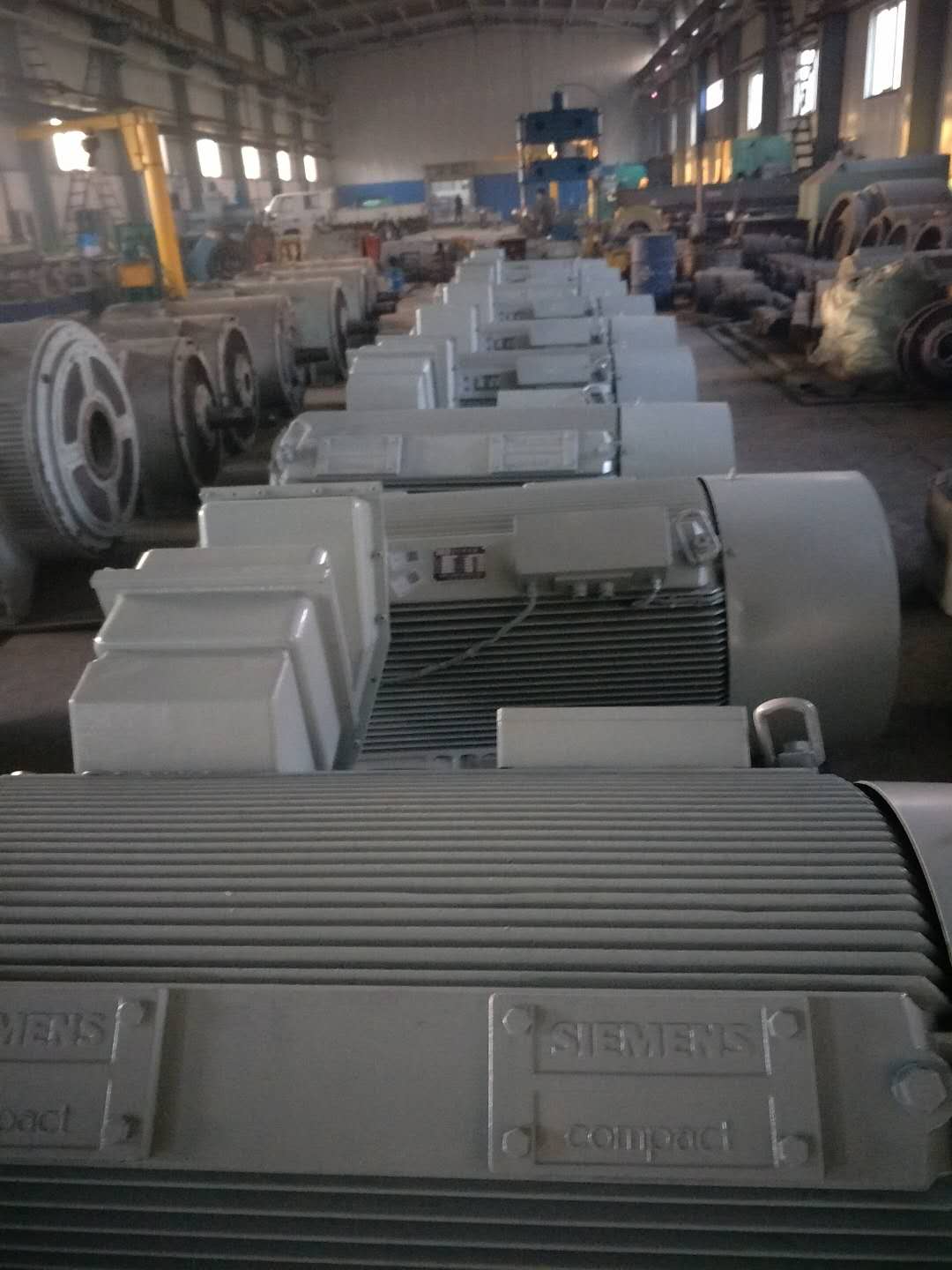 西門(mén)子高壓電機(jī)整機(jī)大修完成